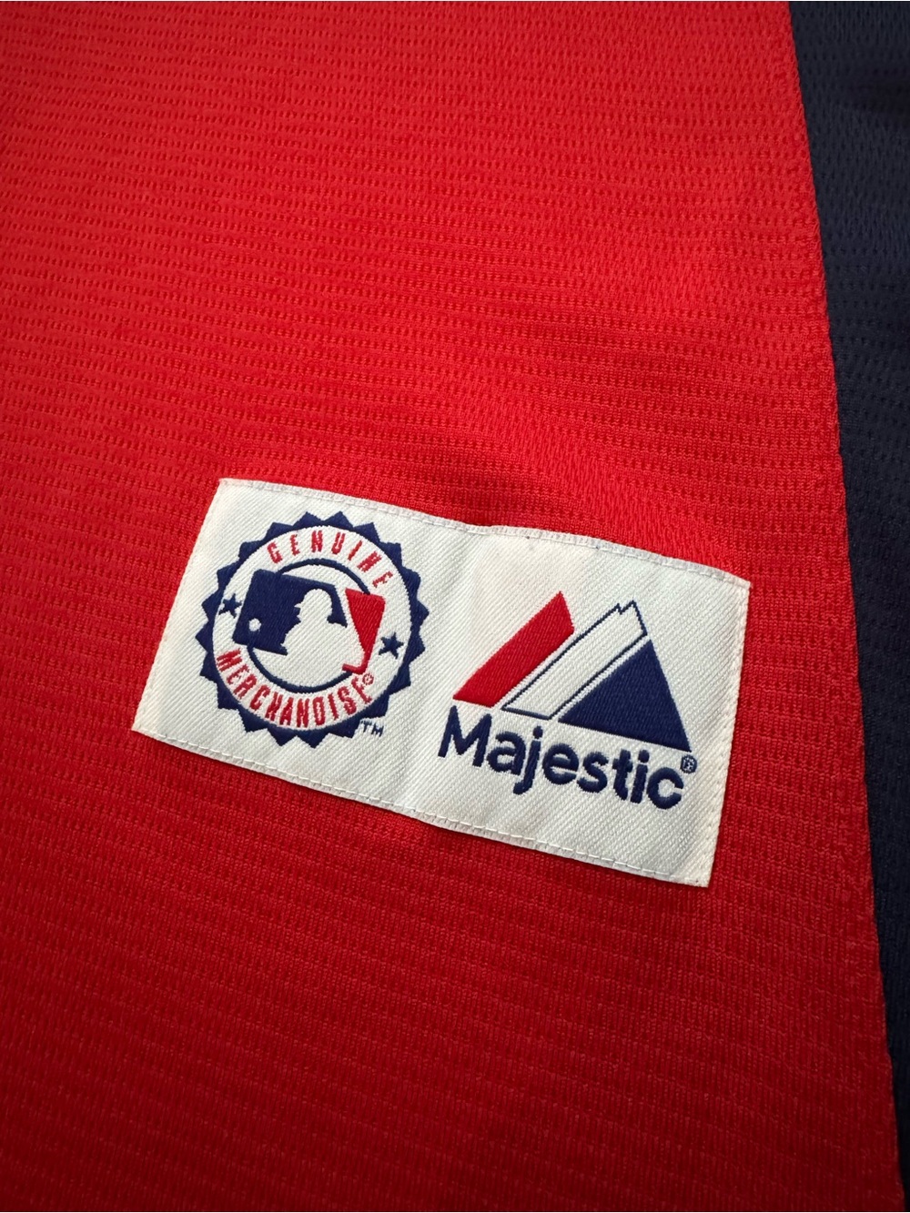 Vintage Majestic St Louis Cardinals Baseball Jersey Men’s Size XL Red & Navy MLB - Picture 3 of 10